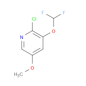 2-chloro-3-(difluoromethoxy)-5-methoxypyridine