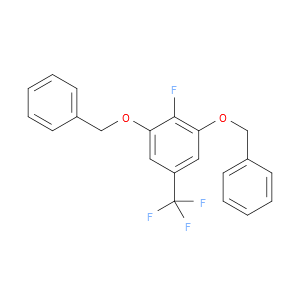 (((2-fluoro-5-(trifluoromethyl)-1,3-phenylene)bis(oxy))bis(methylene))dibenzene
