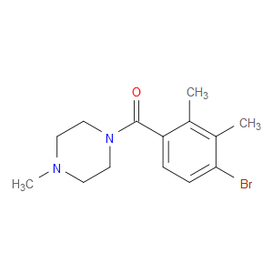 (4-bromo-2,3-dimethylphenyl)(4-methylpiperazin-1-yl)methanone