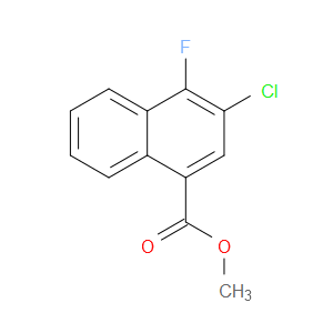 methyl 3-chloro-4-fluoro-1-naphthoate
