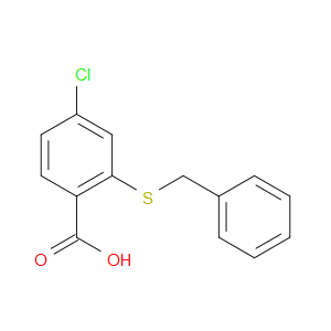 2-(benzylthio)-4-chlorobenzoic acid