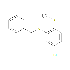 benzyl(5-chloro-2-(methylthio)phenyl)sulfane
