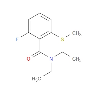 N,N-diethyl-2-fluoro-6-(methylthio)benzamide