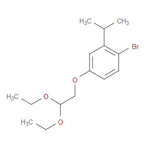 1-bromo-4-(2,2-diethoxyethoxy)-2-isopropylbenzene