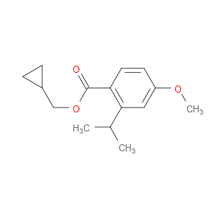 cyclopropylmethyl 2-isopropyl-4-methoxybenzoate
