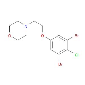 4-(2-(3,5-dibromo-4-chlorophenoxy)ethyl)morpholine