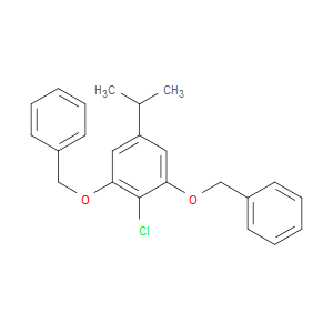 (((2-chloro-5-isopropyl-1,3-phenylene)bis(oxy))bis(methylene))dibenzene