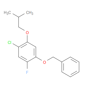 1-(benzyloxy)-4-chloro-2-fluoro-5-isobutoxybenzene