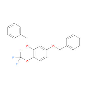 (((4-(trifluoromethoxy)-1,3-phenylene)bis(oxy))bis(methylene))dibenzene