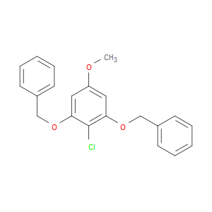(((2-chloro-5-methoxy-1,3-phenylene)bis(oxy))bis(methylene))dibenzene