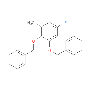 (((5-fluoro-3-methyl-1,2-phenylene)bis(oxy))bis(methylene))dibenzene