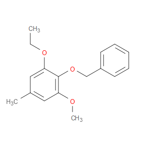 2-(benzyloxy)-1-ethoxy-3-methoxy-5-methylbenzene