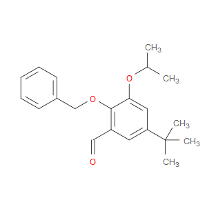 2-(benzyloxy)-5-(tert-butyl)-3-isopropoxybenzaldehyde