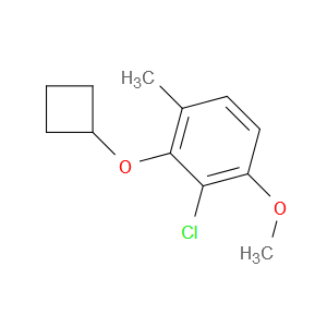 2-chloro-3-cyclobutoxy-1-methoxy-4-methylbenzene