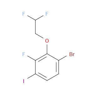 1-bromo-2-(2,2-difluoroethoxy)-3-fluoro-4-iodobenzene