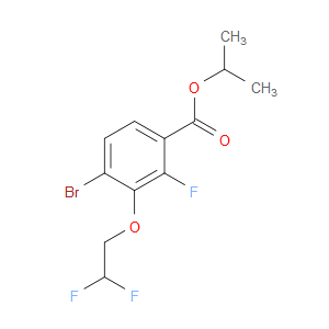 isopropyl 4-bromo-3-(2,2-difluoroethoxy)-2-fluorobenzoate