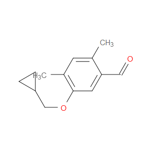 5-(cyclopropylmethoxy)-2,4-dimethylbenzaldehyde