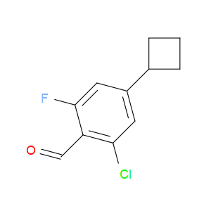 2-chloro-4-cyclobutyl-6-fluorobenzaldehyde