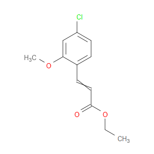 Ethyl 3-(4-chloro-2-methoxyphenyl)-2-propenoate