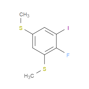 (4-fluoro-5-iodo-1,3-phenylene)bis(methylsulfane)