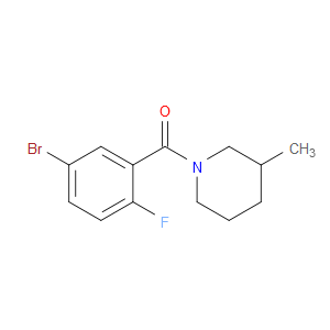 (5-Bromo-2-fluorophenyl)(3-methyl-1-piperidinyl)methanone
