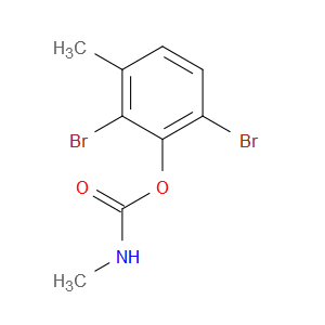 Phenol, 2,6-dibromo-3-methyl-, methylcarbamate