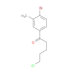 1-(4-Bromo-3-methylphenyl)-5-chloro-1-pentanone