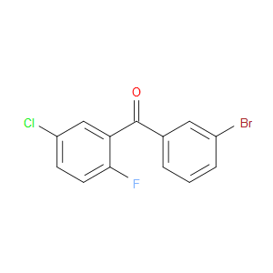 Methanone, (3-bromophenyl)(5-chloro-2-fluorophenyl)-