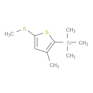 trimethyl(3-methyl-5-(methylthio)thiophen-2-yl)silane