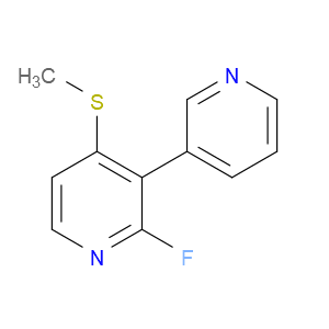 2-fluoro-4-(methylthio)-3,3'-bipyridine