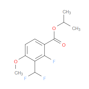 isopropyl 3-(difluoromethyl)-2-fluoro-4-methoxybenzoate