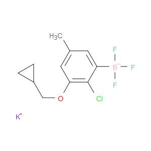 potassium (2-chloro-3-(cyclopropylmethoxy)-5-methylphenyl)trifluoroborate