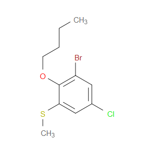 (3-bromo-2-butoxy-5-chlorophenyl)(methyl)sulfane