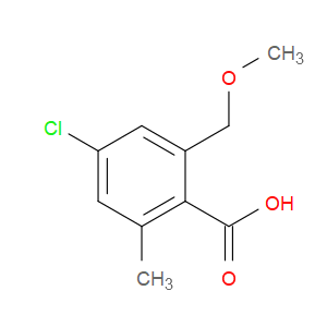 4-chloro-2-(methoxymethyl)-6-methylbenzoic acid