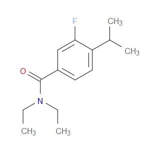 N,N-diethyl-3-fluoro-4-isopropylbenzamide