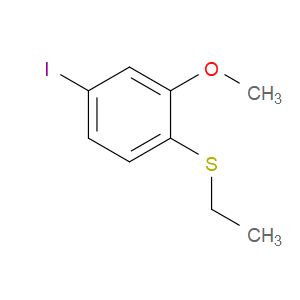 ethyl(4-iodo-2-methoxyphenyl)sulfane