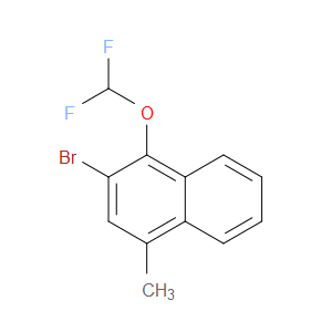 2-bromo-1-(difluoromethoxy)-4-methylnaphthalene