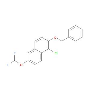 2-(benzyloxy)-1-chloro-6-(difluoromethoxy)naphthalene