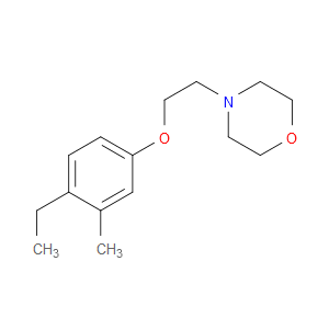 4-(2-(4-ethyl-3-methylphenoxy)ethyl)morpholine