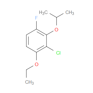 2-chloro-1-ethoxy-4-fluoro-3-isopropoxybenzene