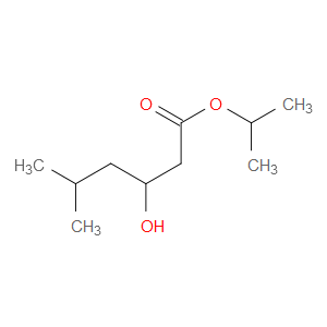 isopropyl 3-hydroxy-5-methylhexanoate