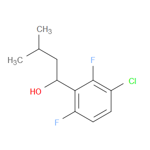 1-(3-chloro-2,6-difluorophenyl)-3-methylbutan-1-ol