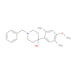 1-benzyl-4-(4-methoxy-2,5-dimethylphenyl)piperidin-4-ol