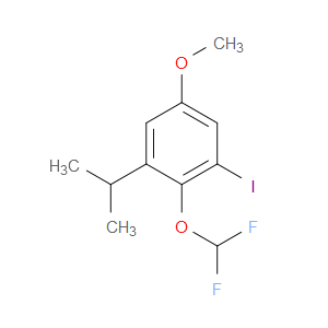 2-(difluoromethoxy)-1-iodo-3-isopropyl-5-methoxybenzene