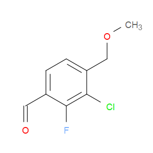 3-chloro-2-fluoro-4-(methoxymethyl)benzaldehyde
