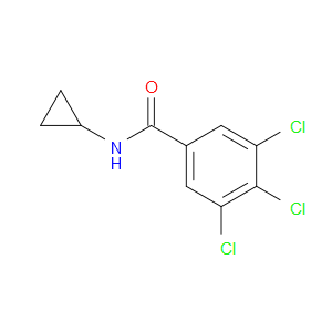 3,4,5-trichloro-N-cyclopropylbenzamide