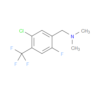 1-(5-chloro-2-fluoro-4-(trifluoromethyl)phenyl)-N,N-dimethylmethanamine