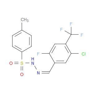 N'-(5-chloro-2-fluoro-4-(trifluoromethyl)benzylidene)-4-methylbenzenesulfonohydrazide
