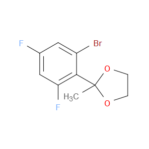 2-(2-bromo-4,6-difluorophenyl)-2-methyl-1,3-dioxolane