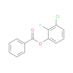 Phenol, 3-chloro-2-fluoro-, 1-benzoate